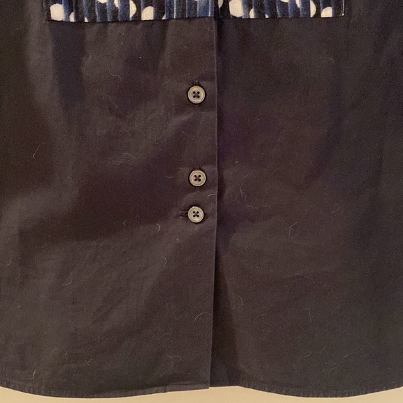 Paul Smith ‘Paul’ Banded Collar Ladies Shirt - Navy - IT 40 - Picture 3 of 10